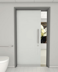Bathroom Door Frames